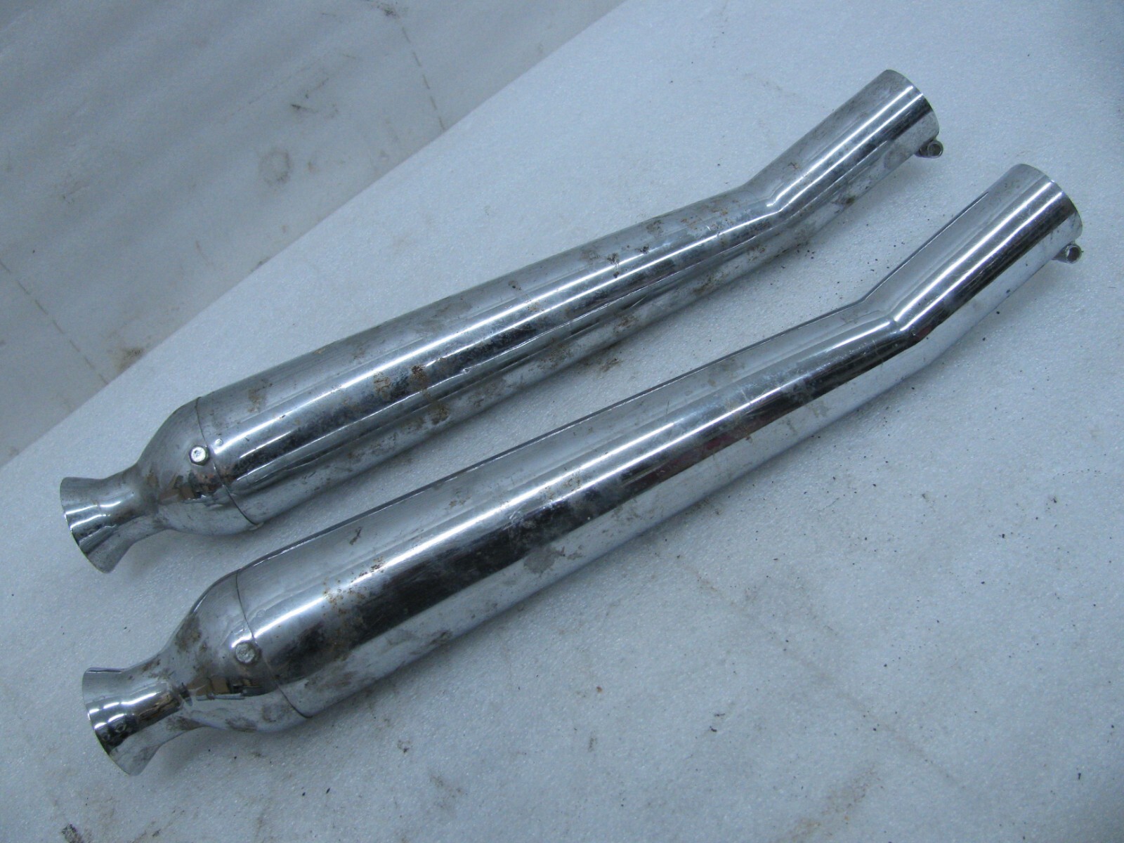 MCM upsweep cocktail shaker Exhaust Mufflers Harley Knucklehead Panhead