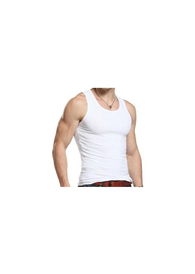 G.T.I. , Lot de 3 débardeurs homme 100% coton ,Marcel homme, maillot de corps - Photo 2/4