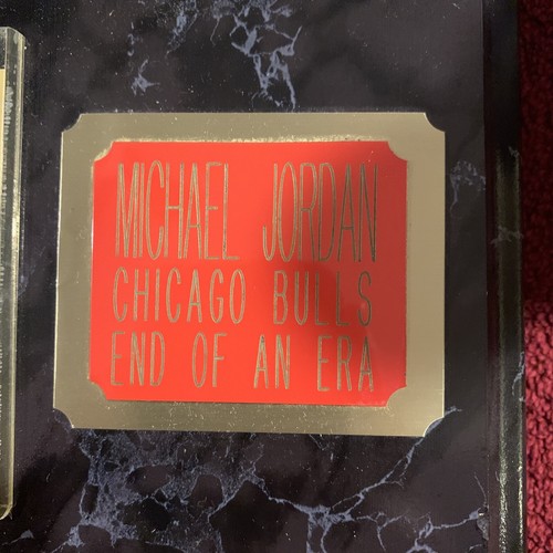 Michael Jordan Vintage 1993 Retirement Plaque Chicago Bulls GOAT Michael Knows - Picture 4 of 4