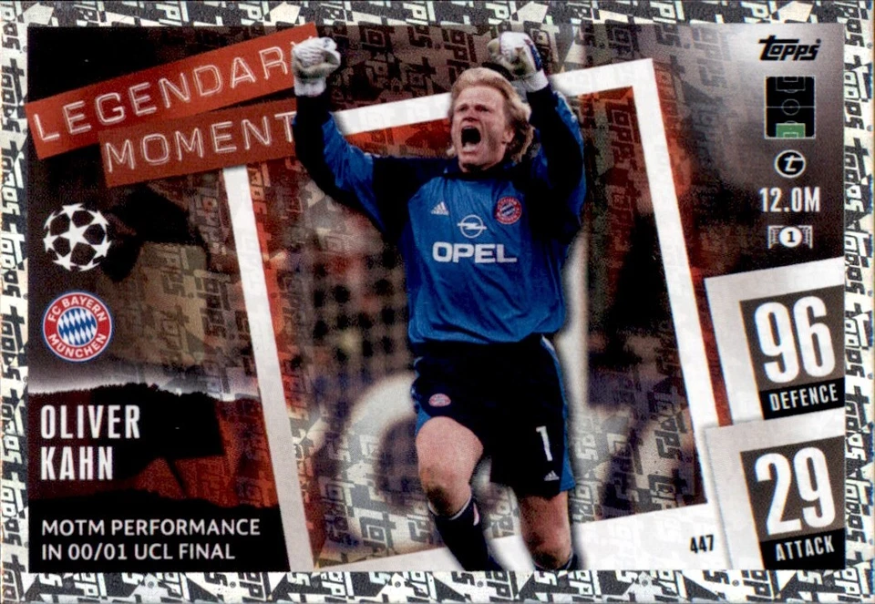 Champions League 2023/24 Trading Card 447 - Oliver Kahn - Legendary Moment