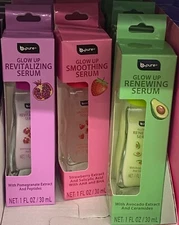 B.pure Glow Up smoothing Strawberry Pomegranate avocado serum your choose