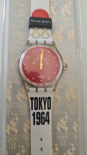 SWATCH LIMITED EDITION WATCH TOKYO 1964 OLYMPIC GAMES ATLANTA 1996 - Picture 3 of 7