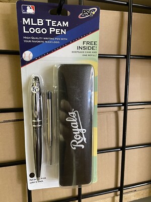 Kansas City Royals Team Logo High Quality Writing ￼Pen Gift Set Official MLB