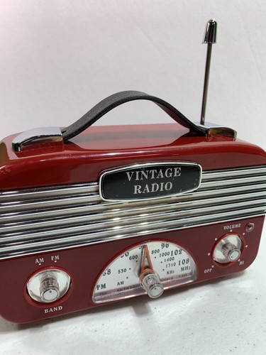 Retro Vintage Radio 2 Band Radio Receiver F -645 AM/FM Receiver Red. | eBay
