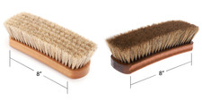 NWT HORSE HAIR HAT BOOT BRUSH - M F FAST SHIPPING 8 x 2-1/2 x 2-1/4