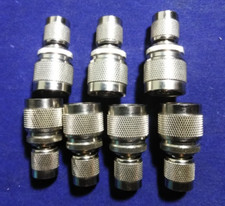 Lot of 7 TNC Male Plug to N Type Male Plug M/M Adapter RF Coax Cable Connectors