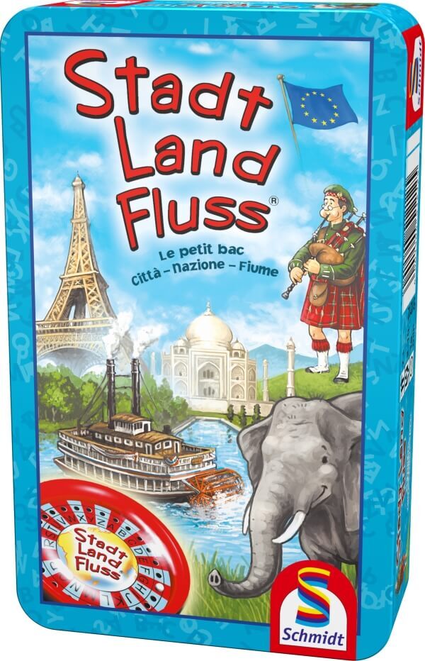 Thumbnail - Schmidt Spiele 51212 Stadt, Land, Fluss, Mitbringspiel In Der