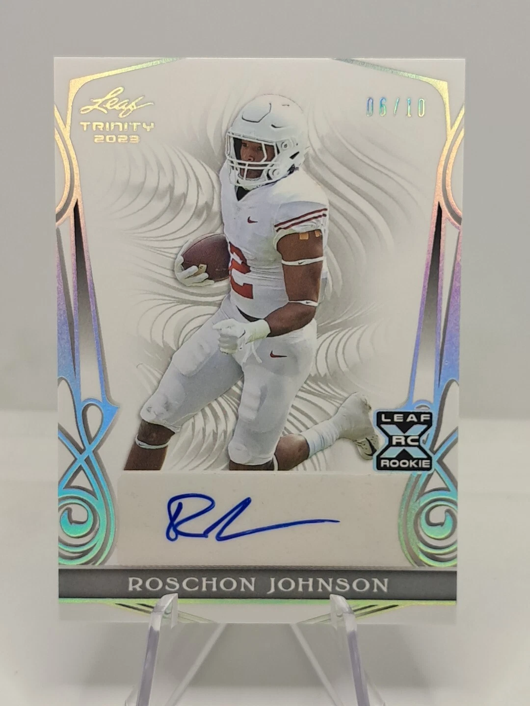 Roschon Johnson Leaf Trinity Autographs #BARJ2 Base