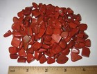 125 TUMBLED POLISHED SMALL NATURAL 0.2"- 0.5" RED JASPER STONES 148grams *5 (GG) — photo 2
