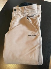 Volcom boys skipants snowpants Size S 8-10 Tan color