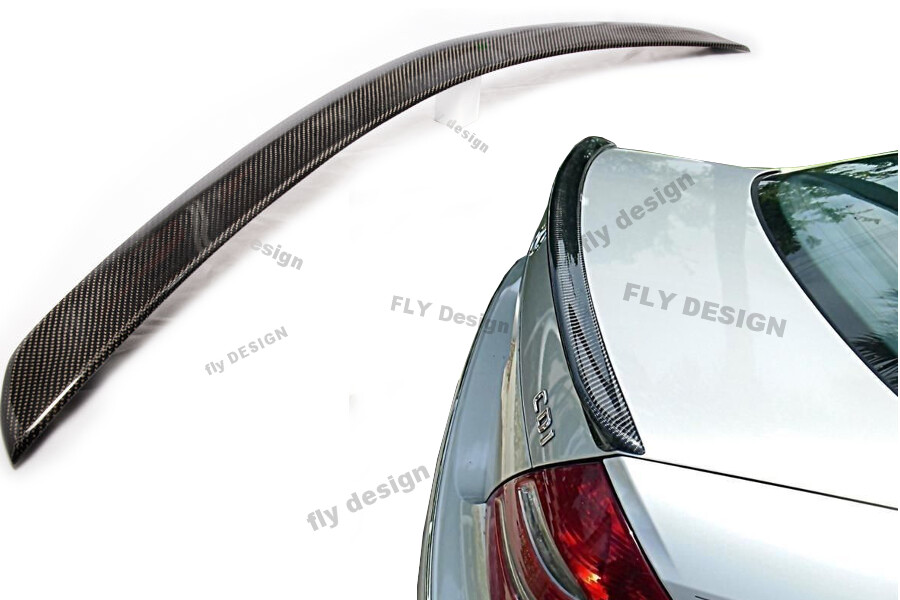 Fits MERCEDES E Class Sedan W211 Carbon Paint Spoiler Rear Spoiler Trunk