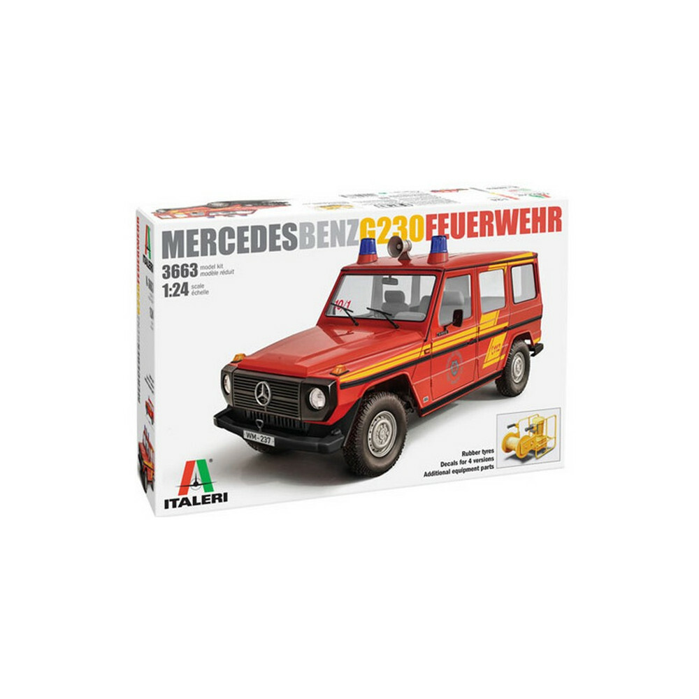 Maquette haut de gamme Mercedes-Benz G230 1/24 Italeri collection