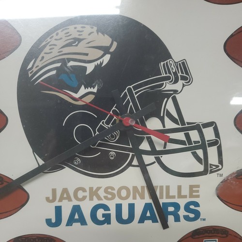 1995 Jacksonville Jaguar NFL Vintage Wall Clock P&K Products Company Not Working - Picture 2 of 7