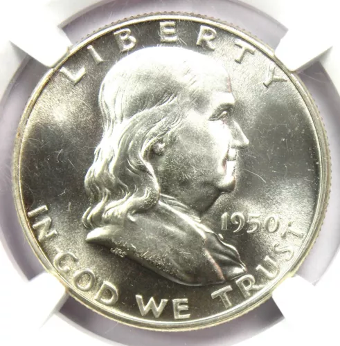 1950 PROOF Franklin Half Dollar 50C - NGC PR67+ Plus Grade (PF67+) - $7000 Value