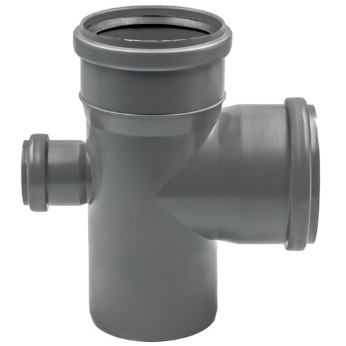 HT Rohrb Abwasser DN 32 40 50 75 110 Rohrbelüfter Abzweig Bogen Muffe Stopfen - Bild 6 von 32