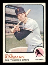 1973 Topps Baseball #23 Dave Kingman VG/EX *d4