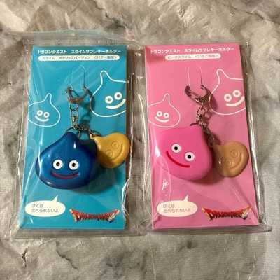Dragon Quest Slime Sable Schlüsselanhänger Metallic Version Peach Slime