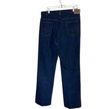 Vintage 80s Levi's Jeans 506 Straight Orange Tab Mens Size 36x33 Dark Wash Rare