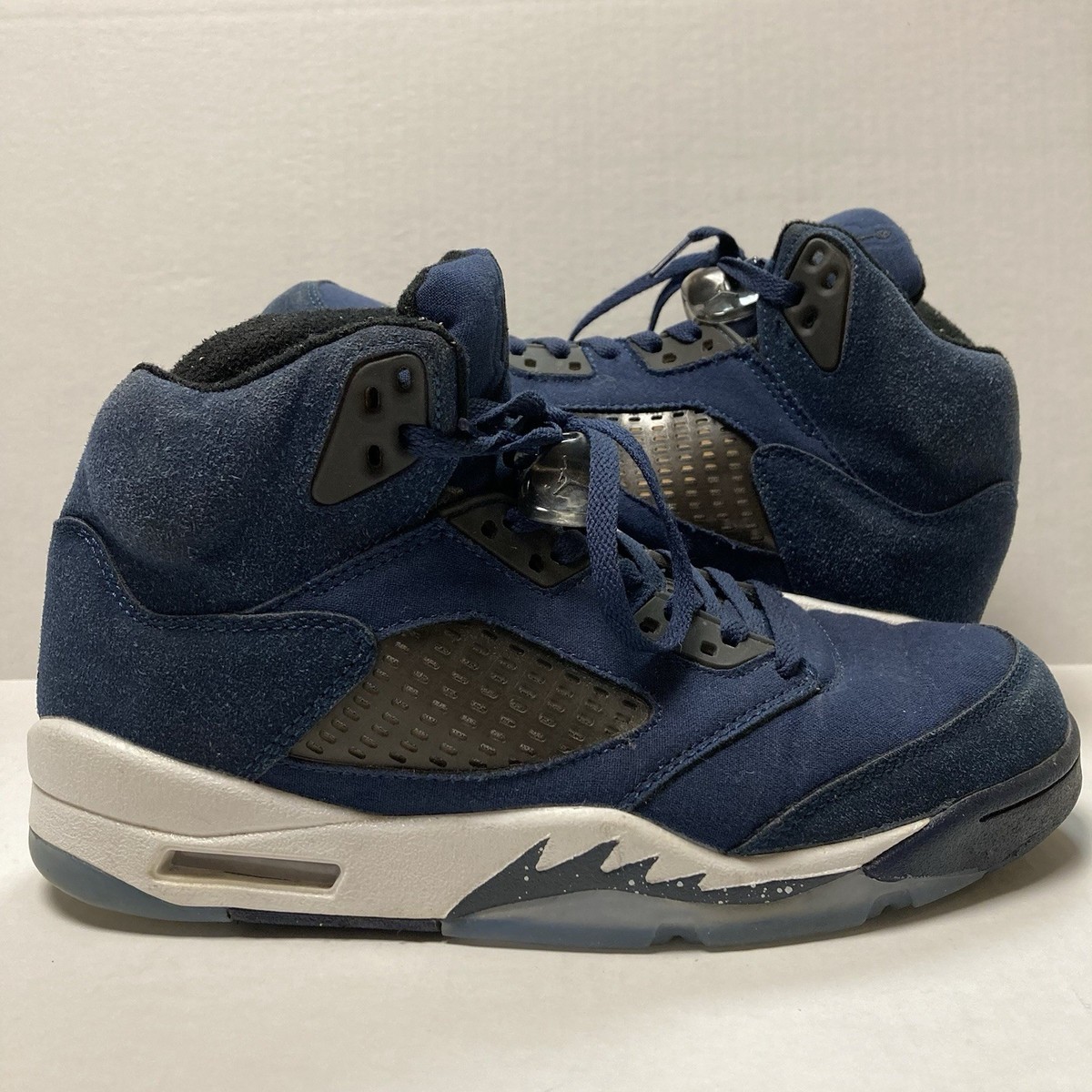 Nike Air Jordan 5 Retro SE Midnight Navy Georgetown Mens Size 8.5