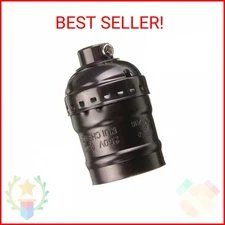 RTNLIT E26 /E27 Vintage Light Socket, Lamp or Fixture Replacement, Edison Lamp S