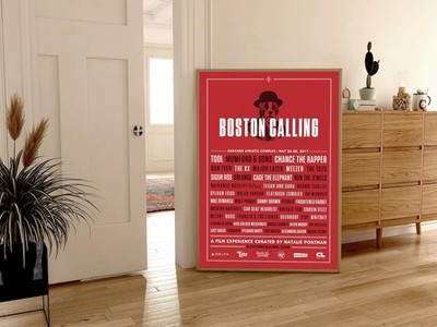 Boston Calling Harvard Athletic Complex May 26 to 28 2017 Poster