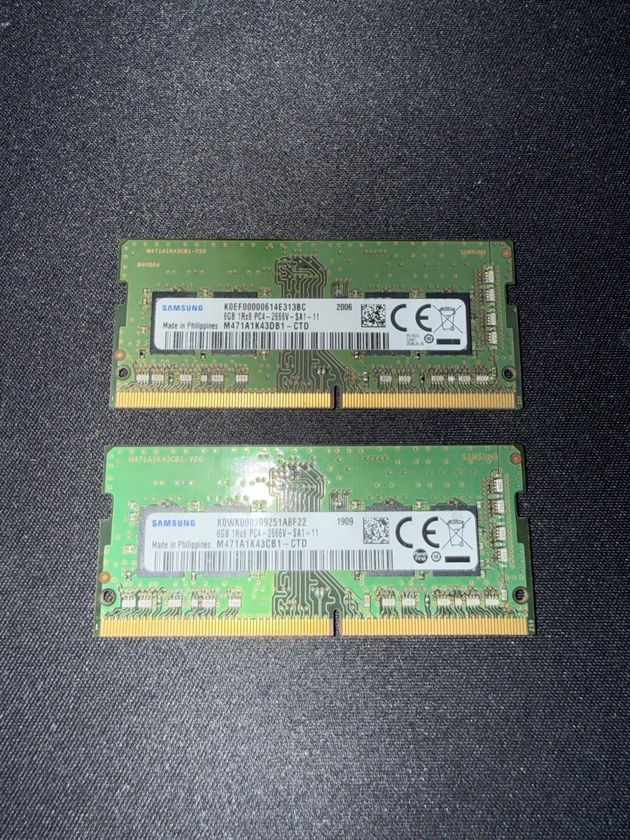 25+ Samsung DDR4 SDRAM 8 GB Total Capacity Memory (RAM) for sale