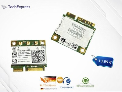 Intel Centrino Ultimate-N 6300 WLAN Mini PCIe Karte 633ANHMW SPS 572511-001 #155