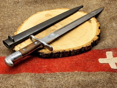 WW1 Swiss Schmidt Rubin K11 K31 Bayonet M1889/99 9D