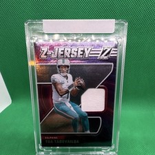 2024 Panini Zenith Z-Jersey Tua Tagovailoa #ZJ17 Miami Dolphins NFL Memorabilia