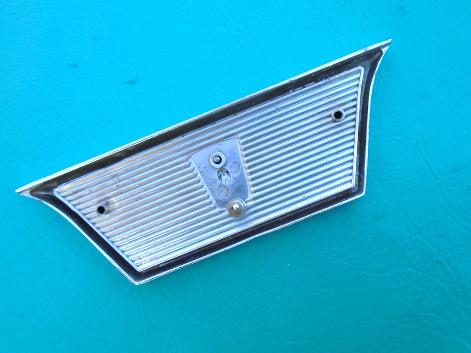 1957 1958 1959 ford galaxie retractable & convertible rear seat molding ...