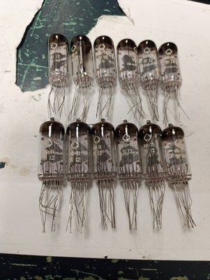 6 x IV-11 VFD NOS 1991  year Nixie Clock display indicator