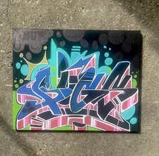 Old school graffiti bugs won New Orleans mixed media