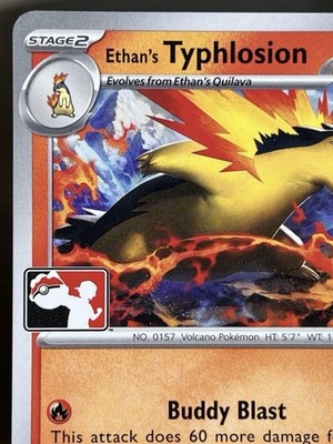ポケパーク　エンテイ　希少　プロモ Ethan's Typhlosion 034/182 Prize Pack Series 8 Play Pokemon
