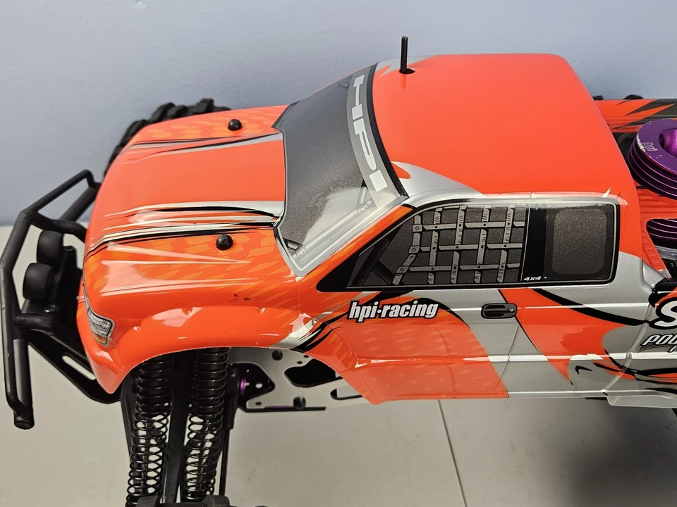 HPI Racing Savage 25 1/8 Scale Nitro RC 4WD Monster Truck Runs w/ Box and Extras - Image 2 of 4