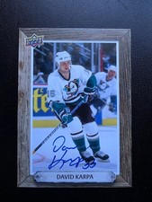 2025 Engrained Hockey Icons David Karpa Autograph