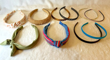 Set of 10 - Miscellaneous Hair Head Bands Headbands - Various Colors