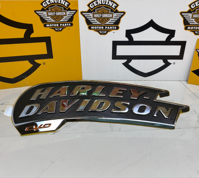 OEM Harley CVO Road Glide Street Glide Fuel Gas Tank Emblem Chrome