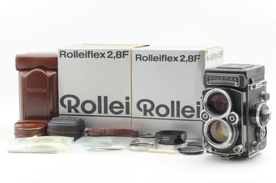[Almost Unused w/ Hood in Box] Rollei Rolleiflex 2.8F Carl Zeiss Planar Japan