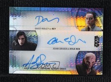 2020 Star Wars Chrome Perspectives Prism Refractor 3/5 Daisy Ridley Rey Auto p1l