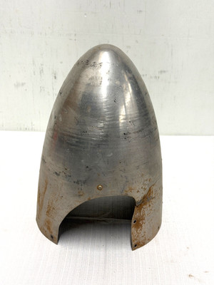 Cessna Propeller Spinner w/ Bulkhead Dome Cone 2-Blade Aluminum Salvage Parts