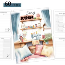 Sewing Journal: Daily Sewing And Quilting Record Book Christmas Gifts For Friend