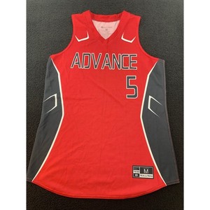 Holloway Advance Team Basketball Jersey Red Black White Number 5 Arnold Ladies M