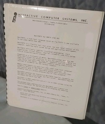 OmniFORTH by Interactive Computer Systems- Sealed - User & Installation Manuals 