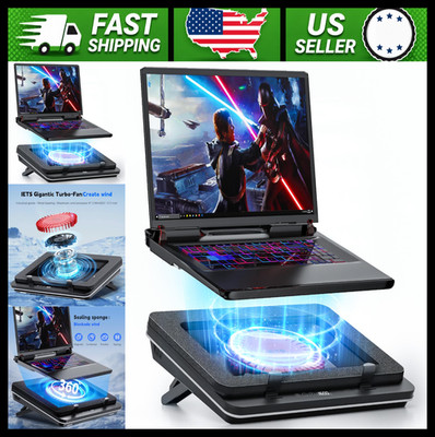 IETS GT600 Laptop Cooling Pad for 14.1-19.3'' Gaming Laptops, Turbo Fan