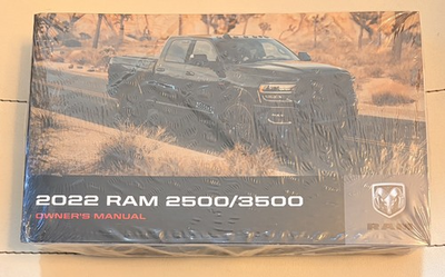 #ad ✅ New in pkg. 2022 Ram 2500 3500 Owner#x27;s Manual Factory Set with storage case $34.95