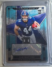CAM SKATTEBO 2025 IMPECCABLE STAINLESS STARS PLATINUM AUTO RC ROOKIE ~1/1~ 🔥 🔥