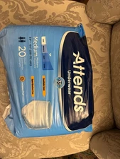 Attends Disposable Underwear Medium Heavy 20 Ct NIP Unisex