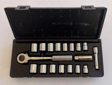 SK S-K TOOLS 3/8" DRIVE PUSH BUTTON FRANKENSTEIN RATCHET Set DIAMOND LOGO USA