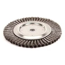 Weiler 90862 Twist Wire Wheel Wire Brush, Arbor, 10"