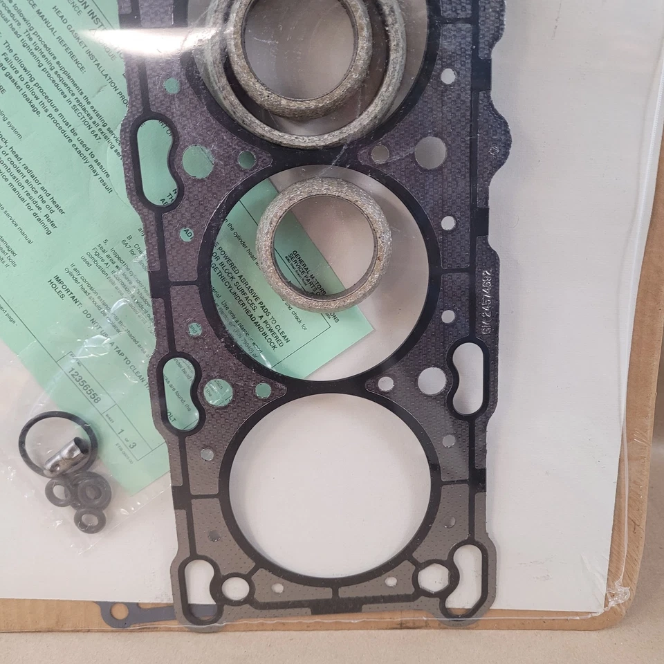 Новый из старых запасов комплект прокладок головки блока цилиндров двигателя GM 1987-1991 Buick Oldsmobile 2,3 л 12360425 - Изображение 3 из 4